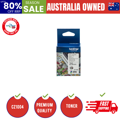 CZ1004 Tape Cassette Full Colour continuous label roll, 25mm wide to Suit VC-500W