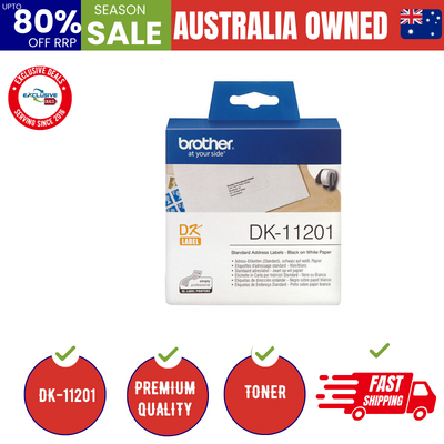 WHITE STANDARD ADDRESS LABELS, 29MM X 90MM 400 LABELS PER ROLL