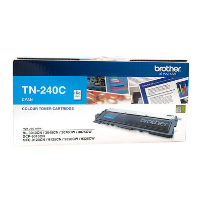 TN-240C Colour Laser Toner - Cyan,- up to 1400 pages