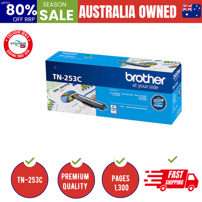 TN-253C Cyan Toner Cartridge to Suit -  1,300 Pages
