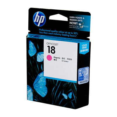 Hp #18 Magenta Ink Cartridge C4938A
