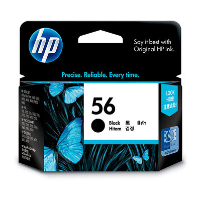 Hp #56 Black Ink Cartridge C6656Aa