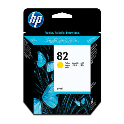Hp #82 Yellow Ink Cartridge C4913A