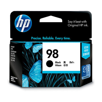 Hp #98 Black Ink Cartridge C9364Wa