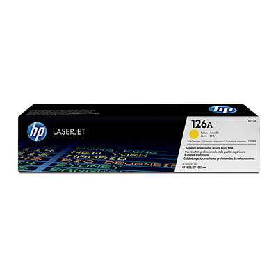 Hp #126A Yellow Toner Ce312A