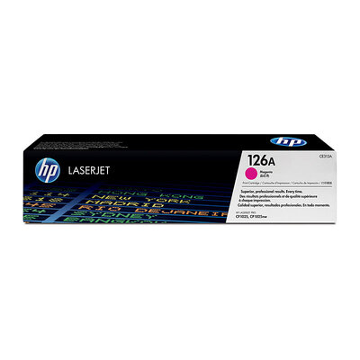 Hp #126A Magenta Toner Cartridge Ce313A