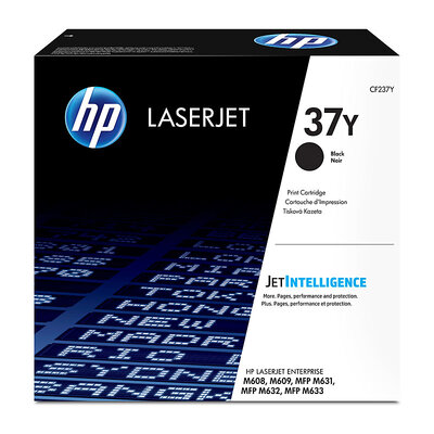 Hp #37Y Black Toner Cf237Y