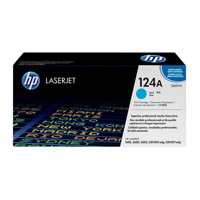 Hp #124A Cyan Toner Q6001A