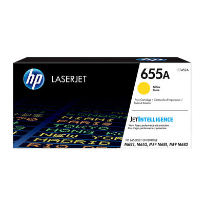 Hp #655A Yellow Toner Cf452A