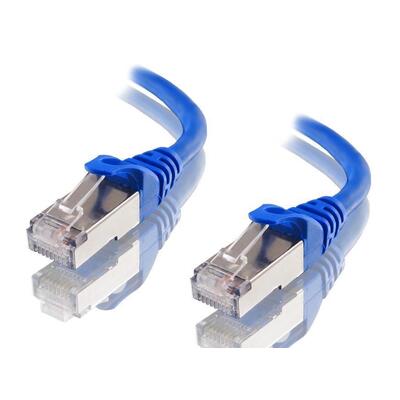 CAT6A 1m Blue 10GbE RJ45 Patch Lead