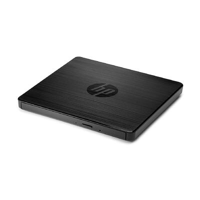 Hp 8X Ultra Slim Portable External Usb Odd Dvdrw Burner Re-Writer Drive No Ac Adapter Required Pc Mac Notebook Laptop Computer