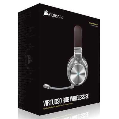 Virtuoso Wireless RGB SE Espresso 7.1 Headset. High Fidelity Ultra Comfort