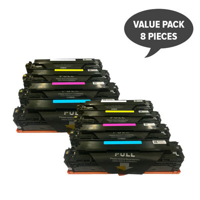 Hp Compatible Cb540 Cart316 #125A Series Generic Toner Set X 2