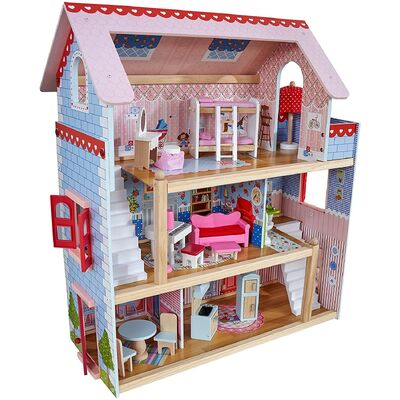 Doll Cottage With Furniture For Kids (Model 1)
