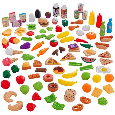 Tasty Treats Play Food Set For Kids (115 Pcs