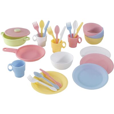 27Pc Cookware Set - Pastel For Kids