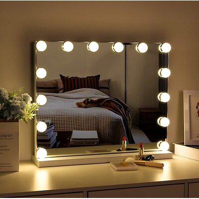 Hollywood Vanity Style Led Makeup Mirror Lights (Mirror Not Included)