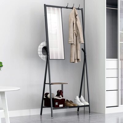 Multifunctional 5 In 1 Coat rack Entryway Hall Tree with Shoe Storage and Dressi