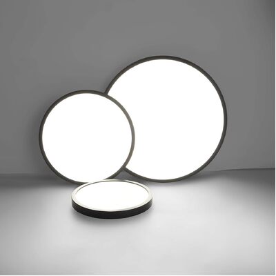 Black LED Ceiling Light Fixture Natural Light 28W 4500K