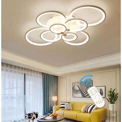 Modern LED Flush Mount Lighting Fixture