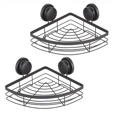 2-Pack Round Corner Shower Caddy with Suction Cups
