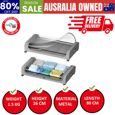 Xxl Under Bed Rolling Storage Containers With 50L Large Capacity And Wheels