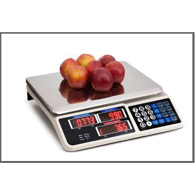Digital Kitchen Scale Electronic 40KG 1g Increment White - Stylish