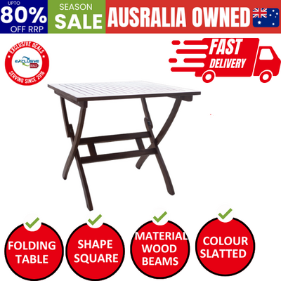 Maculata Folding Square Table