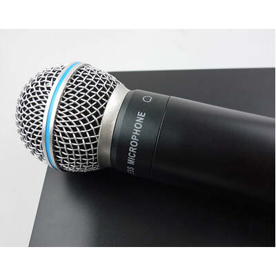 2-In-1 Uhf Wireless Microphone System Handheld Headset Lapel Bodypack