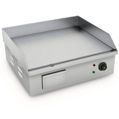Electric Stainless Steel Flat Griddle Grill Bbq Hot Plate 2200W 56*48*23Cm