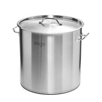 Stock Pot 50L Top Grade Thick Stainless Steel Stockpot 18/10