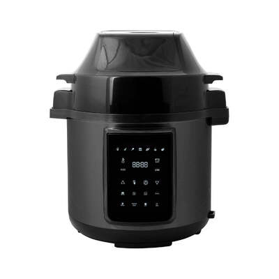 6L Air Fryer + Pressure Cooker Black