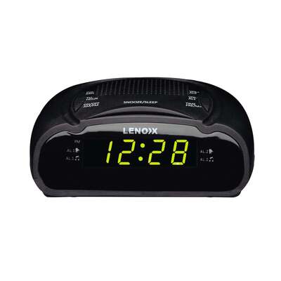 Am/Fm Alarm Clock & Radio W/ Green Led Time Numbering