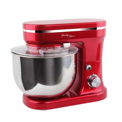 1200W Mix M5L Kitchen Stand (Red) W/ Bowl/ Whisk/ Beater