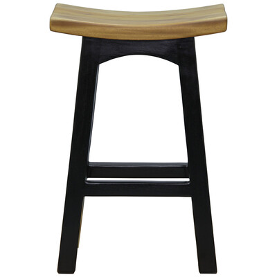 Tokyo Timber Kitchen Counter Stool (Black Caramel)