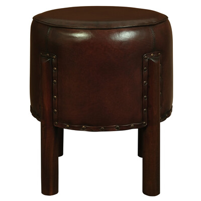 Leather Ufo Stool