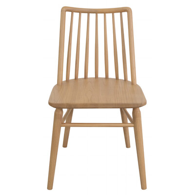 Riviera Solid Oak Dining Chair - Set of 2 (Natural)