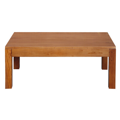 Amsterdam Solid Mahogany Timber Coffee Table (Light Pecan)