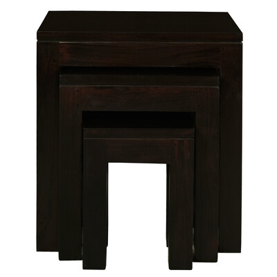Amsterdam Nest of Table Set of 3 (Chocolate)