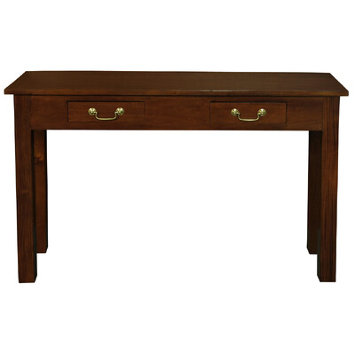 2 Drawer Straight Leg Sofa/Hall Table (Mahogany)