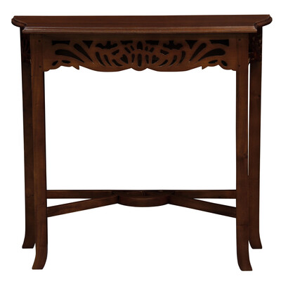 Sierra Carved Sofa Table (Mahogany)