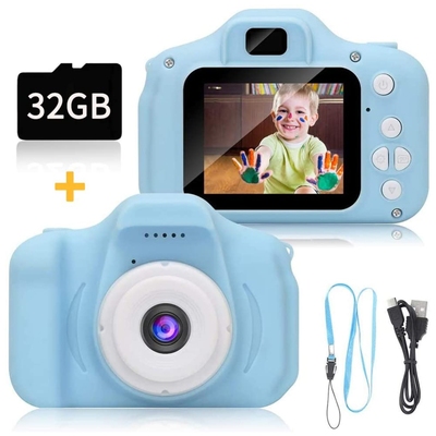 Mini Digital Children Kids Camera With 2.0" Lcd & 32G Card