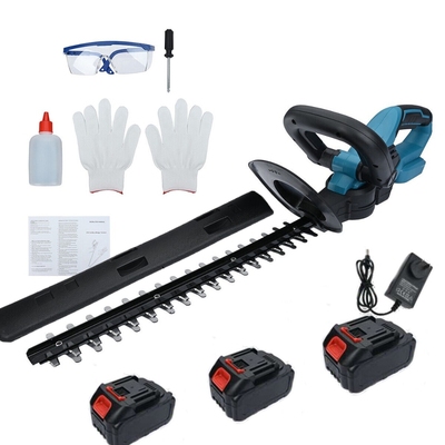 Cordless Electric Hedge Trimmer With 3 Batteries
