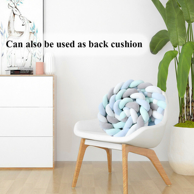 4M Kid Cot Bumper Braid Pillow Nursery Newborn