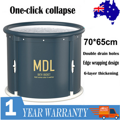 Collapse Portable Foldable Bathtub Oxford Material, Water Tube, Spa Bath