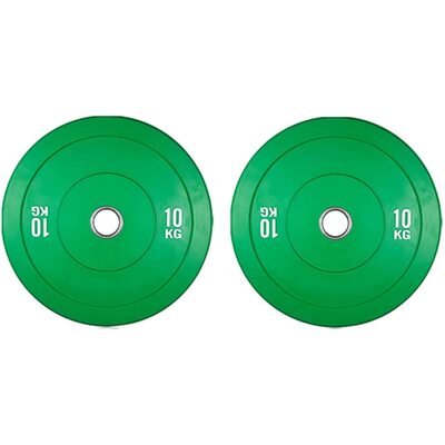 Olympic Change Plates 50Mm Fractional Weight Plates Designed For Olympic Barbells For Strength Training 10Kg Green Set