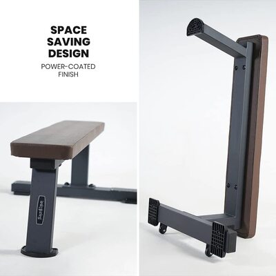 Heavy Duty Flat Bench, 450Kg Weight Capacity For Home Gym Exercise, Weight Lifting&Abdominal Training