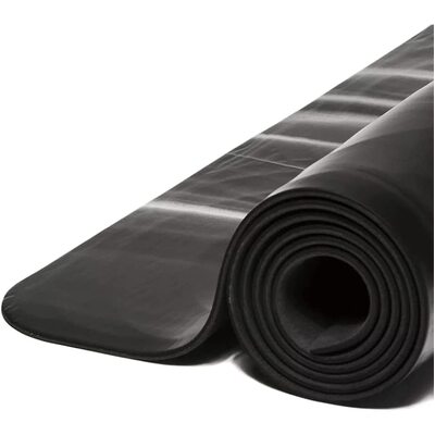 Natural Rubber Yoga Mat, Extra 4.5Mm, Thick & Large Mat, High-Density, Anti-Tear Black (L1830* W680* H4.5Mm)