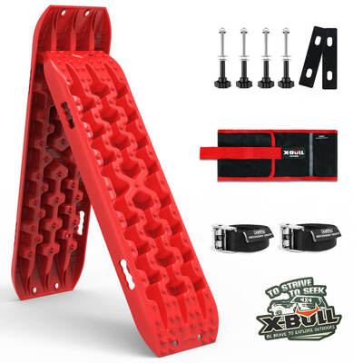 Red Rescue: 4WD Tracks with Bolts
