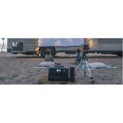 Eb70 Portable Power Station 800W 716Wh Lifepo4 Battery With Au Plug For Camping Outdoor Home Off-Grid Blue